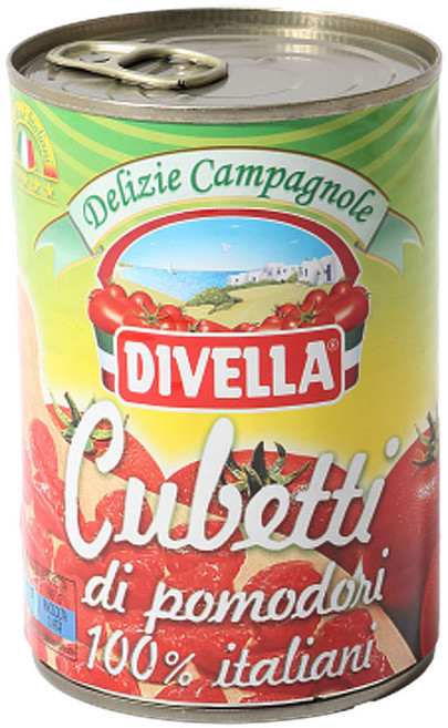 토마토 통조림 400g 다이스 디벨라 꾸베띠, 1개
