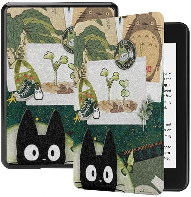 호환 엣지 랩핑 보호 기능이 실리콘 쉘 Kindle 케이스 paperwhite12세대 케이스 2024 11세대 10세대 9세, 01 Model NO.J9G29R, 01 5886