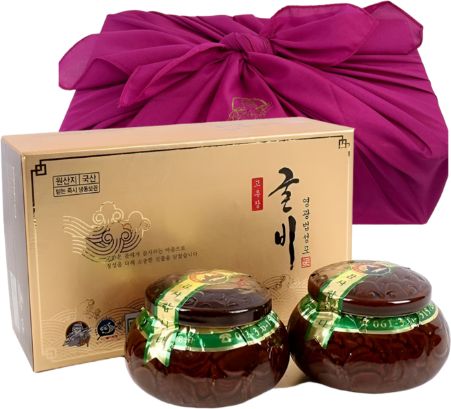 영광 법성포 숙성 고추장 굴비 선물세트 국내산 참조기 도자기포장, 4세트, 500g