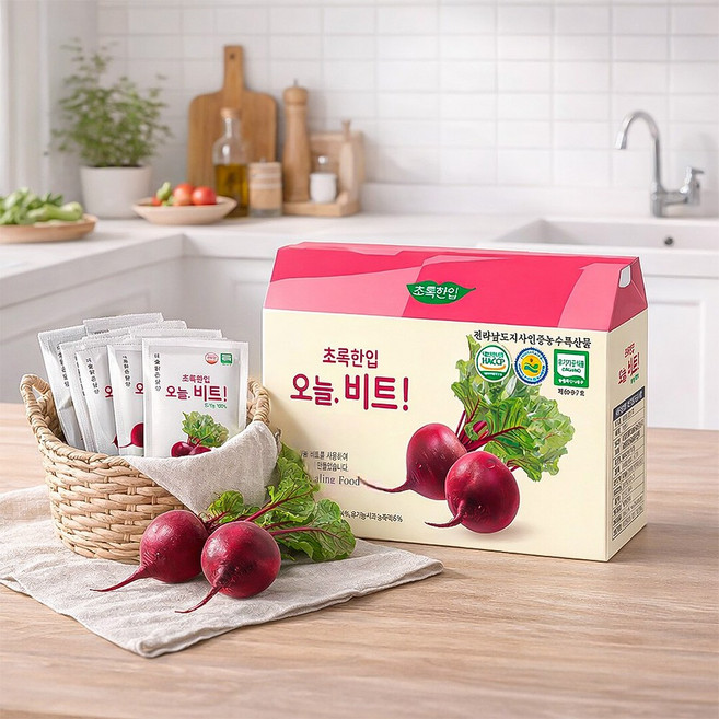 백퍼센트 국내산 유기농 비트즙 피로회복 중년건강, 80ml, 42개