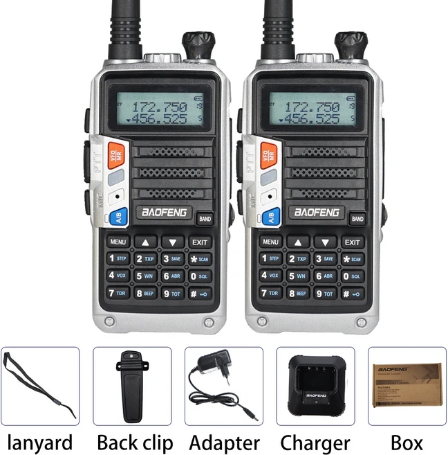 Baofeng-UV5R 프로 워키 8W 강력한 트라이 밴드 220-260MHz 양방향 라디오 HF 송수신기 업그레이드 휴대용, 01 빠른  Mainland, 04 BRITISH, 02 SL-With Box