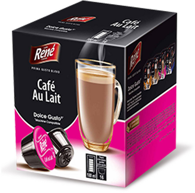 네스카페 돌체구스토캡슐커피 호환 카페라떼커피, 1박스, 16개입, 10g