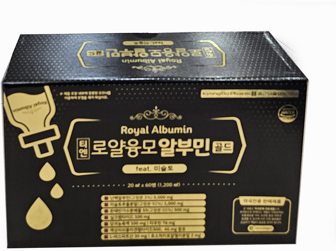 티엔로얄융모알부민 60병 로얄 융모 알부민 티엔, 1개, 60회분