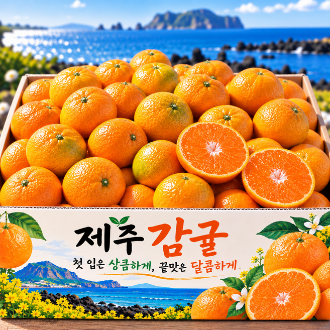 [재구매율1위] 당도선별 고당도 제주 감귤, 1박스, 로얄과 3kg