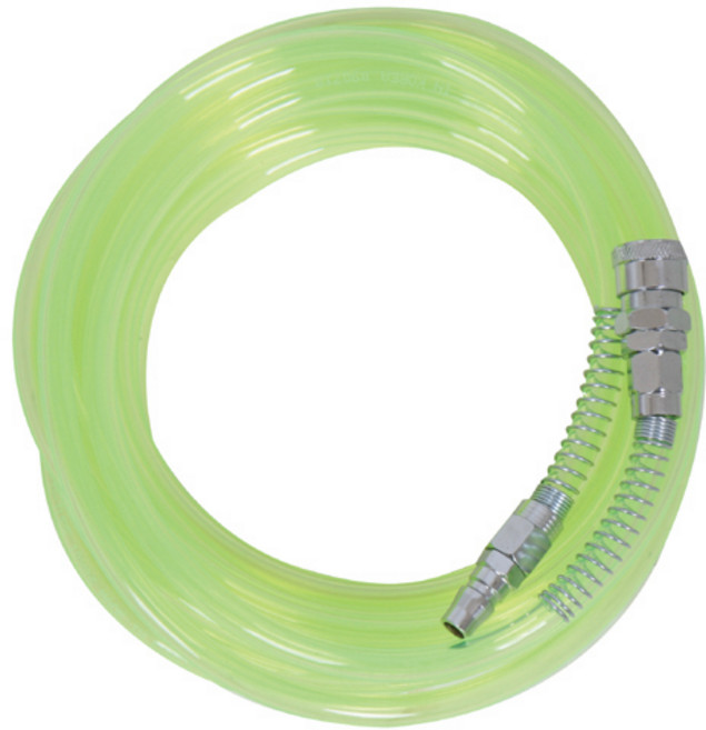 코리아뉴매틱 우레탄연질파워호스 10*6*10M(형광색), 1개