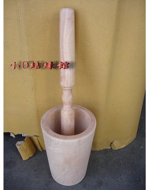 小O結緣館 實木搗藥器研磨組, 1個