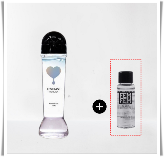 [H] 러브카세 더 블랙 150ml + <사은품> 펨펨 미니젤 20ml, 1개