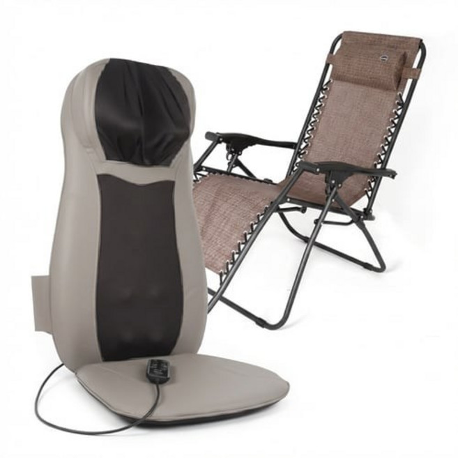 제스파 리얼맥스업 의자형 안마기 ZP743 + 이지릴렉스 체어 ZP1995, 마사지기/Zp1995, Mx(다크혼합)