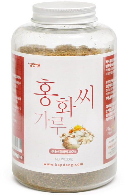 갑당약초 홍화씨가루, 300g, 3개