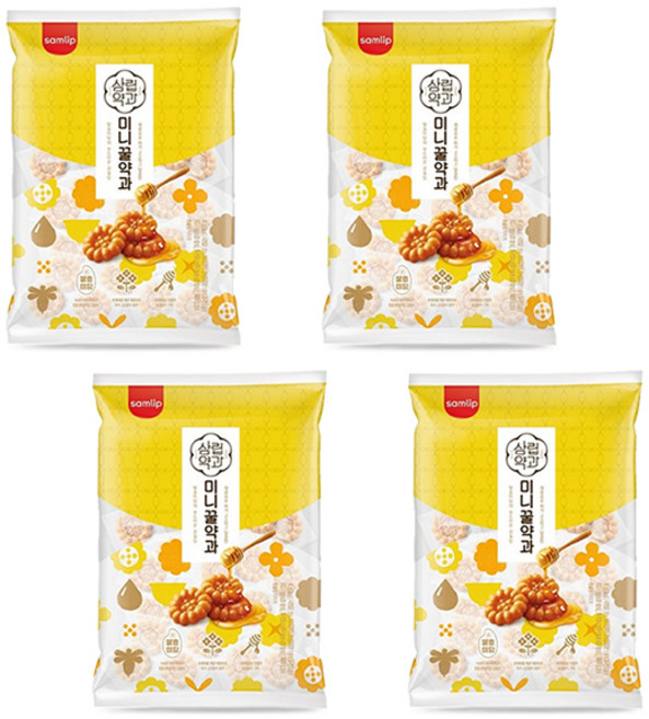 삼립 미니 꿀약과 140g 4팩, 4개