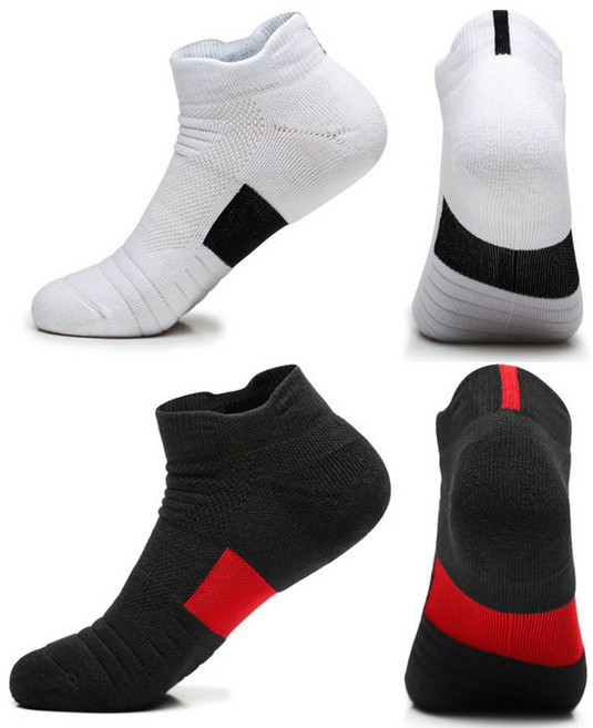 스포츠 골프 중목 장목 양말 쿠션감 좋은 발바닥 보강 양말 2종 세트, 2개, 03 단목 E