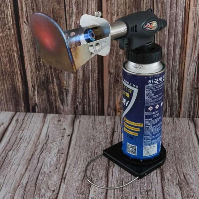 시어잘 조리용 토치 결합형 워머 원터치 불맛 숯불 노지캠핑 화로대 차박 쿠킹 백패커, 1개