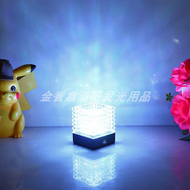 전기젠가 전기흐르는 보드게임 쌓기 형광 LED 젠가, 1개, 화이트광