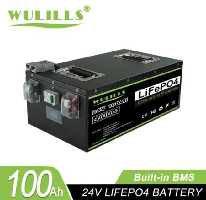 인산철 배터리 대용량 캠핑 LiFePO4 내장 BMS 가정용 태양광 에너지 저장 완벽한 12V 200Ah 280Ah 400Ah 24V 100Ah 48V 120Ah 세금 없음, CN, LF24V100AHMY, 1개