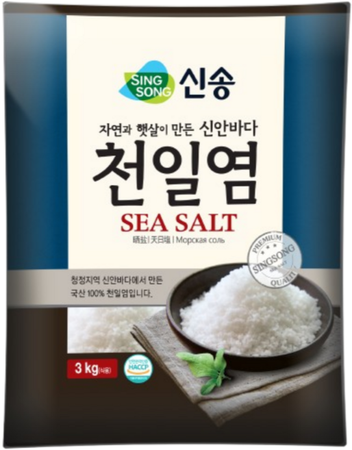 신송 천일염, 3kg, 1개