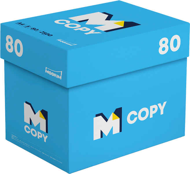 엠카피 M COPY 데일리 복사용지 80g, A4, 2500개