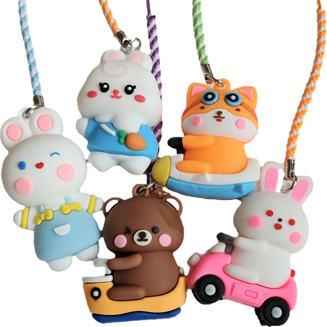 코지치 골프티 분실방지 티걸이인형 티꽂이 5종, 1세트, 혼합