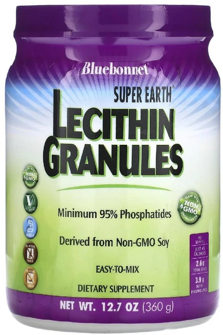 Bluebonnet Nutrition Super Earth 레시틴 과립 12.7 온스 (360 g), 1개, 360g - 쿠팡