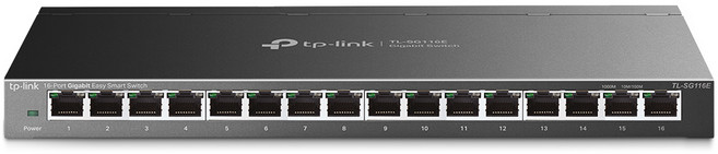 티피링크 16포트 기가비트 이지 스마트 스위치, TL-SG116E, 1개