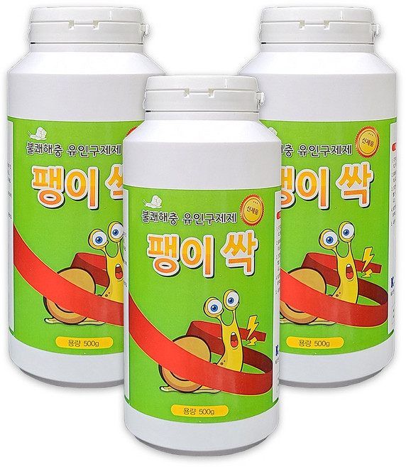 뉴케이팜 달팽이 민달팽이 초강력 유인구제제 팽이싹 500g, 1개입, 3개