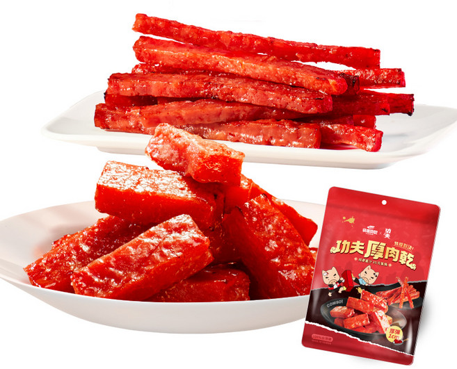 快車肉乾 功夫厚肉乾(特厚蜜汁/元氣條) 130g, 1個, 單包(雙口味)