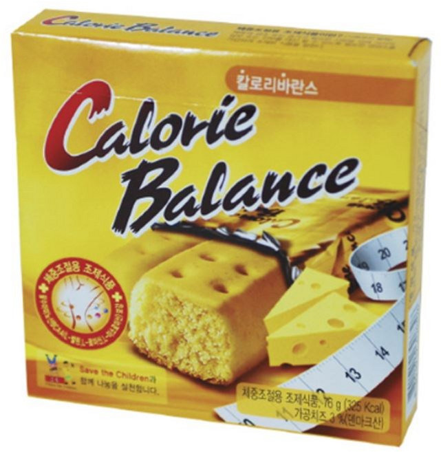 해태제과 칼로리발란스 치즈 다이어트 식품, 76g, 30개