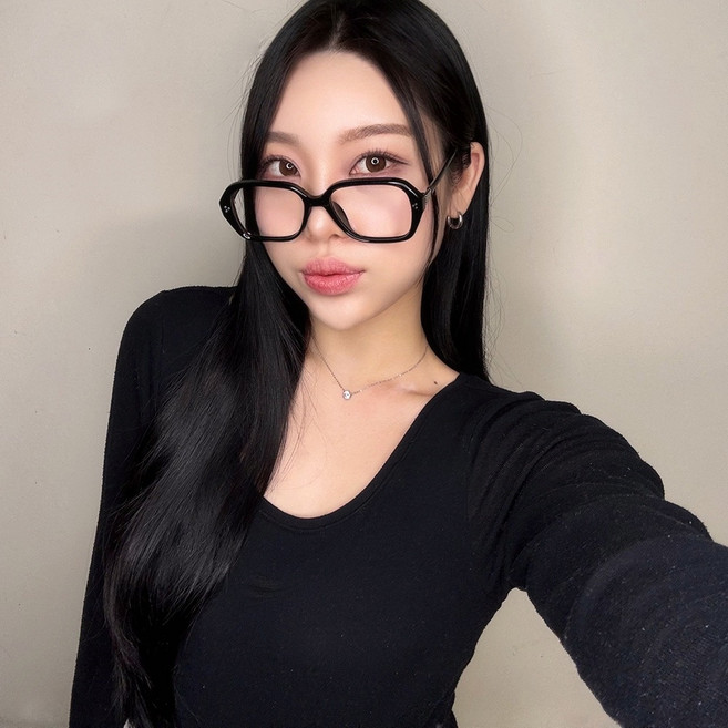 하리몽드 사각 빅프레임 유니크 안경테