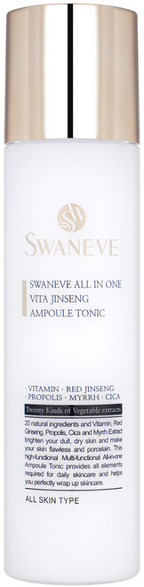 <한정판매> 스와니브 비타진생 보습영양미백 올인원 앰플토닉 150ml 외 톤업에센스크림, 1개, 50ml