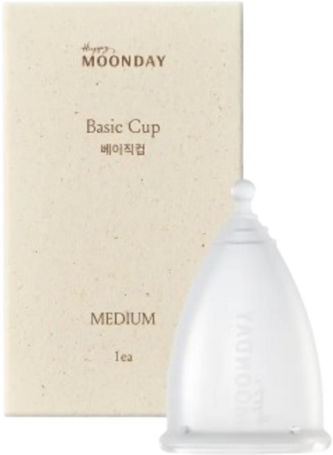 해피문데이 베이직컵 (미디움), 1개입, 1개