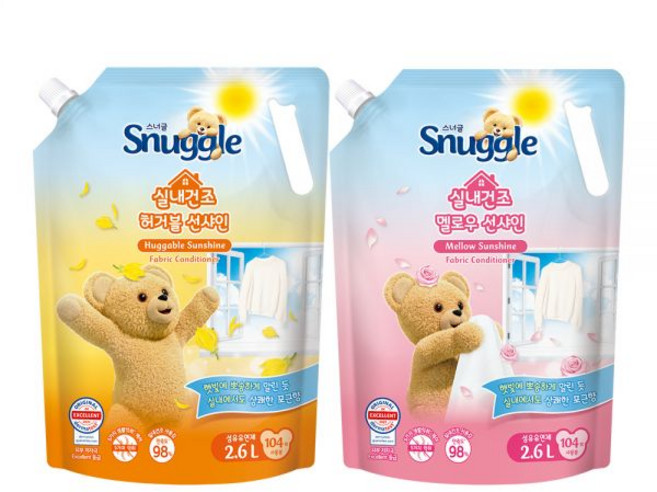 스너글 실내건조 섬유유연제 허거블 선샤인 2.6L 2개