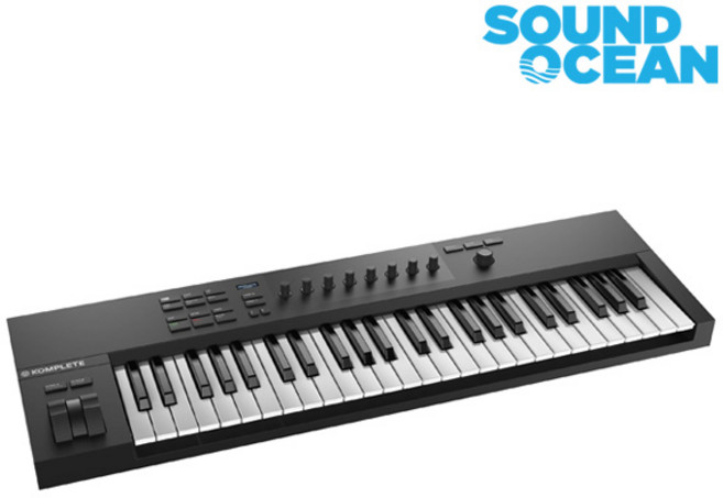 엔아이 마스터 키보드 건반 스마트 미디 컨트롤러 NI Native Instruments Master Keybord Controller, 혼합색상, KOMPLETE KONTROL A49, 1개