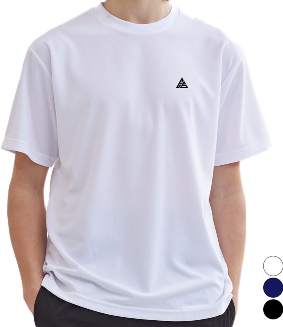 에센셜스포츠 기능성 반팔티 남자 여성 드라이쿨 세모타입 반팔 티셔츠