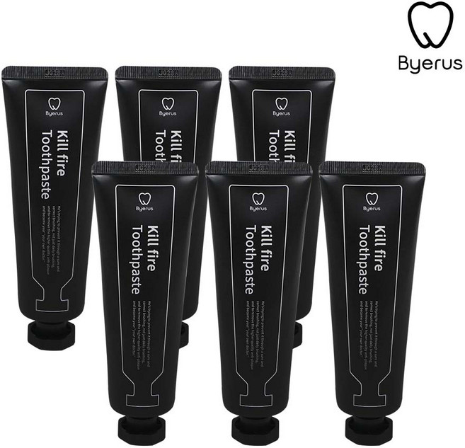 빠이러스 킬파이어 구취제거 입냄새제거 잇몸 치약 [구취 임상 완료], 100g, 6개