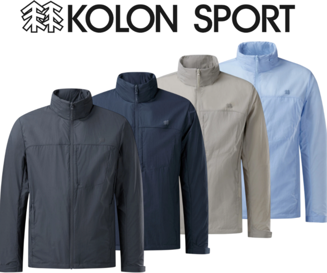 매장발송 코오롱스포츠 남성 바람막이 경량 등산 골프 조깅 여행 캠핑 데일리 낚시 라이딩
