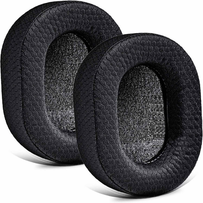 PX 이어 패드 - Bowers & Wilkins 헤드폰과 호환되는 TRANSTEK 교체 쿠션 PX7 S2 및 PX8호흡 가능한 메쉬과 호환되지 않습니다, 통기성 좋은 메시