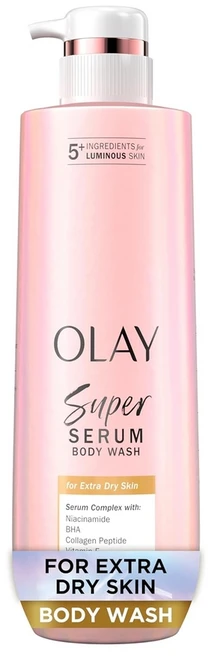 Olay 올레이 슈퍼 세럼 바디워시 555ml 건성피부, Extra Dry, 555ml 1개 - 쿠팡