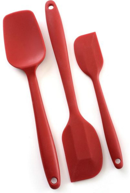 노프로 빨간색 3개 세트 실리콘 주걱 대형, 노프로, 빨간색 3개 세트 실리콘 주걱, 대형