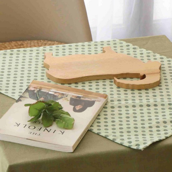 [레브라이프] 민트 레트로 도트 린넨 키친크로스, 1개, M, 1개