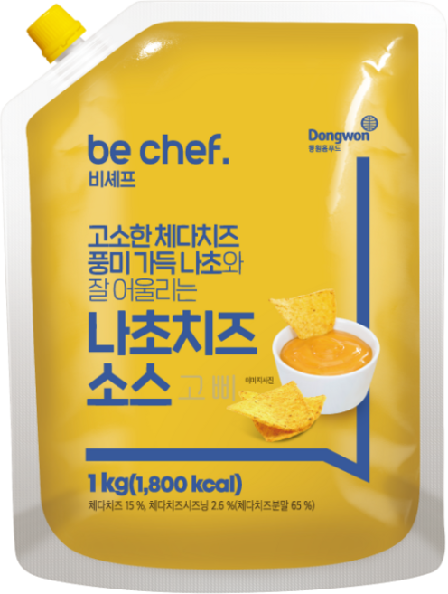 나쵸치즈소스1kg/동원홈푸드, 1개, 1kg