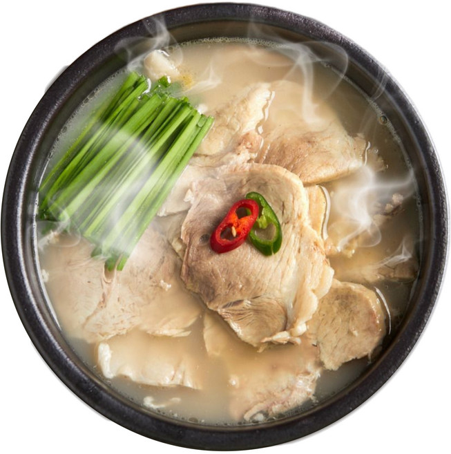 동백국밥 정통 부산 프리미엄 한돈 돼지국밥, 4개, 570g