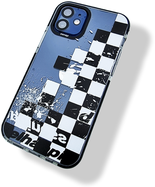 dehap 아이폰13프로 갤럭시s22울트라 체커보드 디자인 케이스