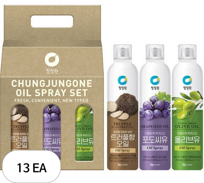 청정원 스프레이오일 세트, 13개
