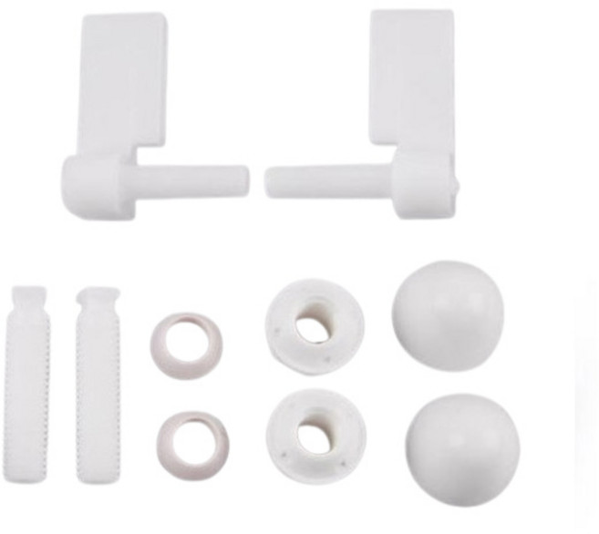 양변기부속 시트고리 연결볼트나사 화장실 하부체결용, 1세트