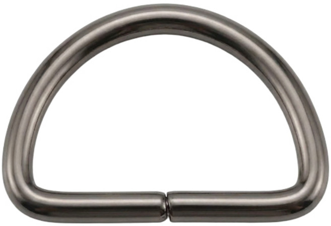 Joeunmall 디링 D링 20mm 가방고리 가방연결고리 가방부자재, 5개, 흑니켈