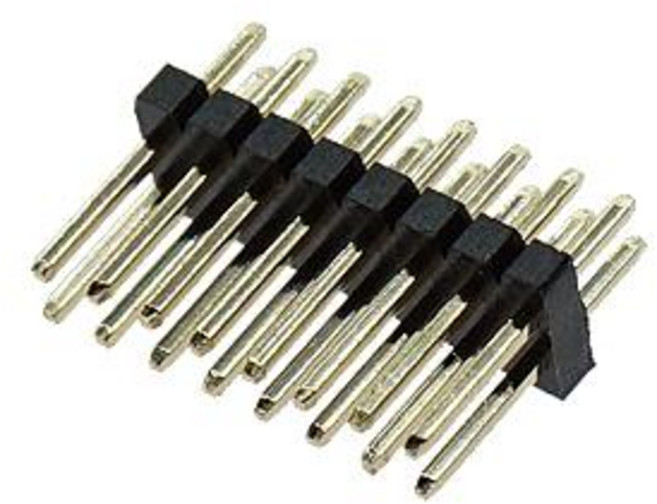 핀헤더 2X8P 스트레이트 1.27MM