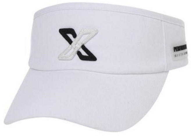 JDX 여성 X로고 기본 바이저 X1CPV5902, 베이지, 1개