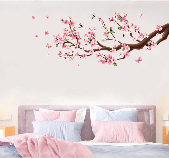 더영흥 포인트 벽지 스티커 MJS JOYFUL, 봄발의 행운