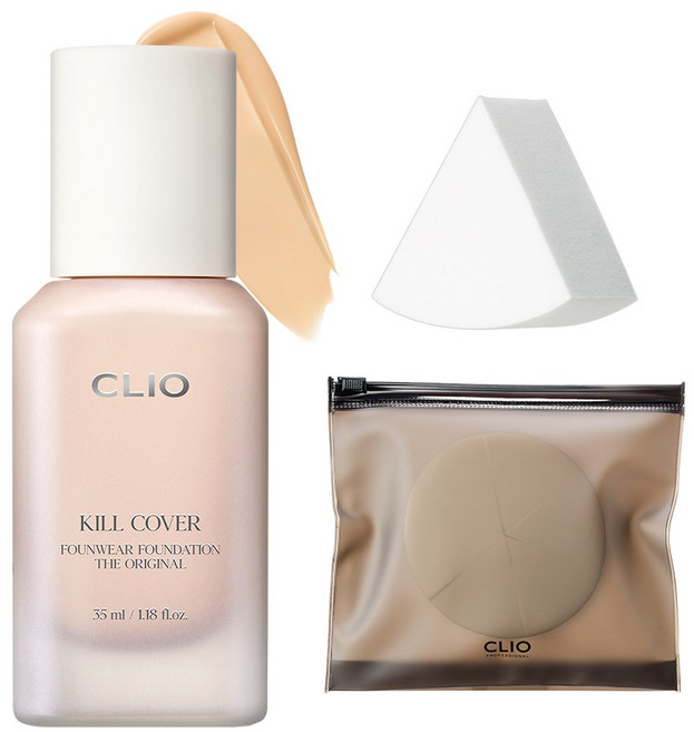 클리오 킬 커버 파운웨어 파운데이션 디오리지널+단독증정, 1개, 23N 진저, 단품
