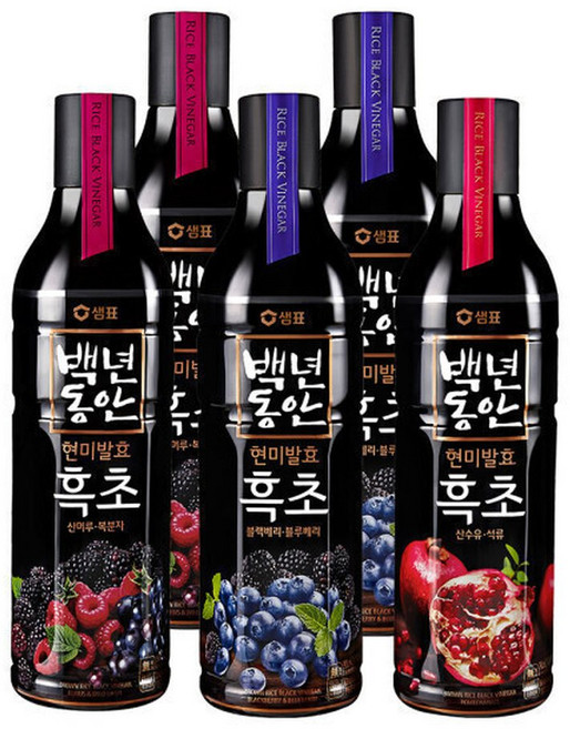 백년동안 흑초 /복분자2+블루베리2+석류1, 5개, 900ml