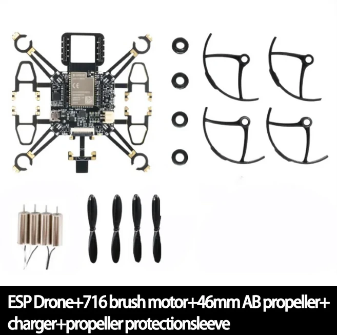 B-CUBE ESP32S2 비행 제어 오픈 소스 쿼드콥터 ESP-드론 드론 모델 와이파이 원격 크레이지플라이 RC 도구